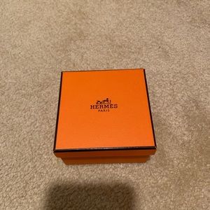 Hermes extra large H black on black cuff